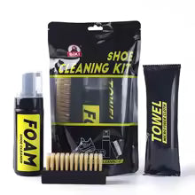 Nettoyant Chaussures 150 ml avec Brosse & Chiffon