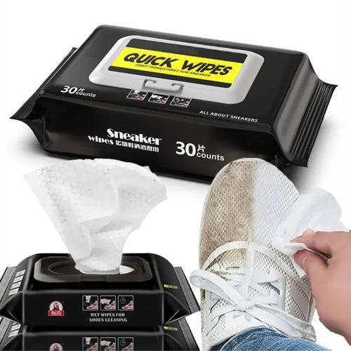 Lingettes Nettoyantes pour Chaussures (30 pièces)